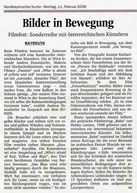 Presse An den Grenzen der Begriffe