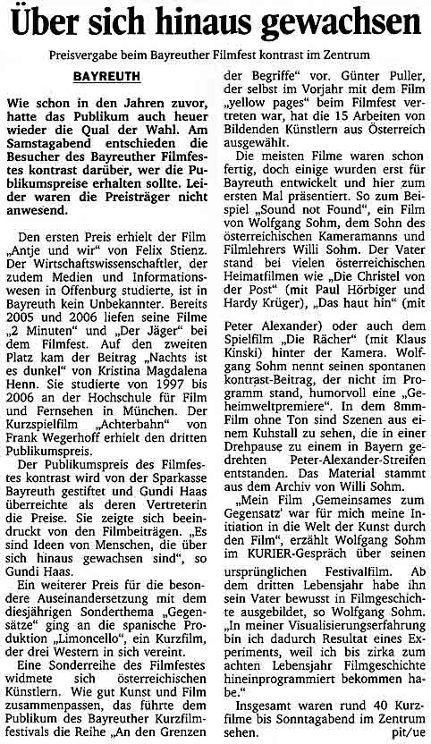 Presse An den Grenzen der Begriffe